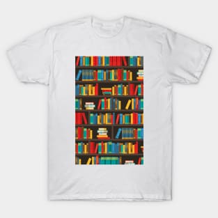 Book Pattern Artwork - Reading Lover T-Shirt
